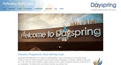 Desktop Screenshot of dayspring-umc.org